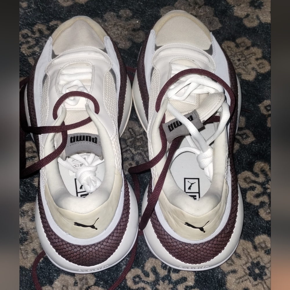Puma Alteration Blitz Pastel Cream Low Chunky Mens Shoes Sz. 14  370931-03 - Picture 5 of 8